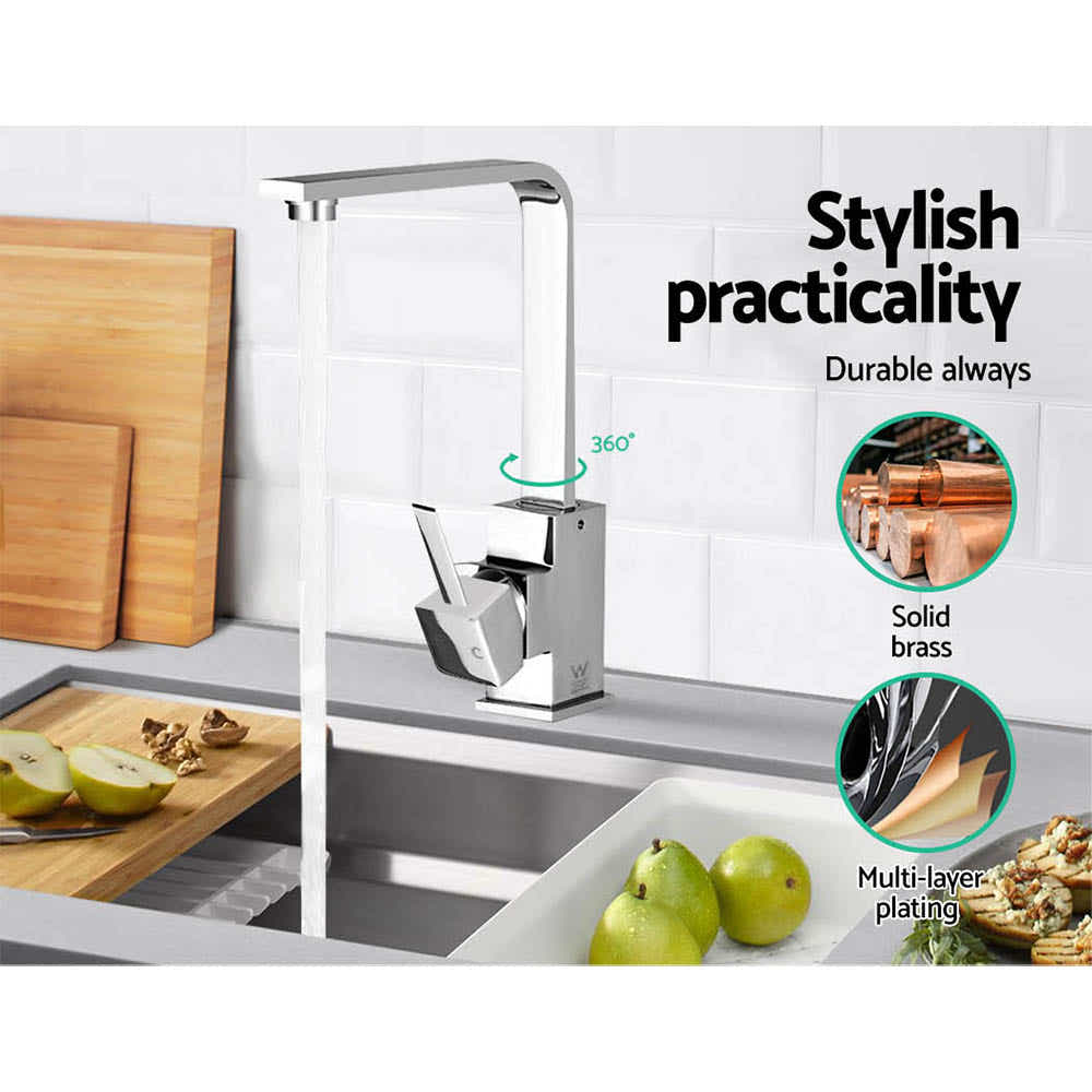 DS NA Kitchen Mixer Tap - Silver