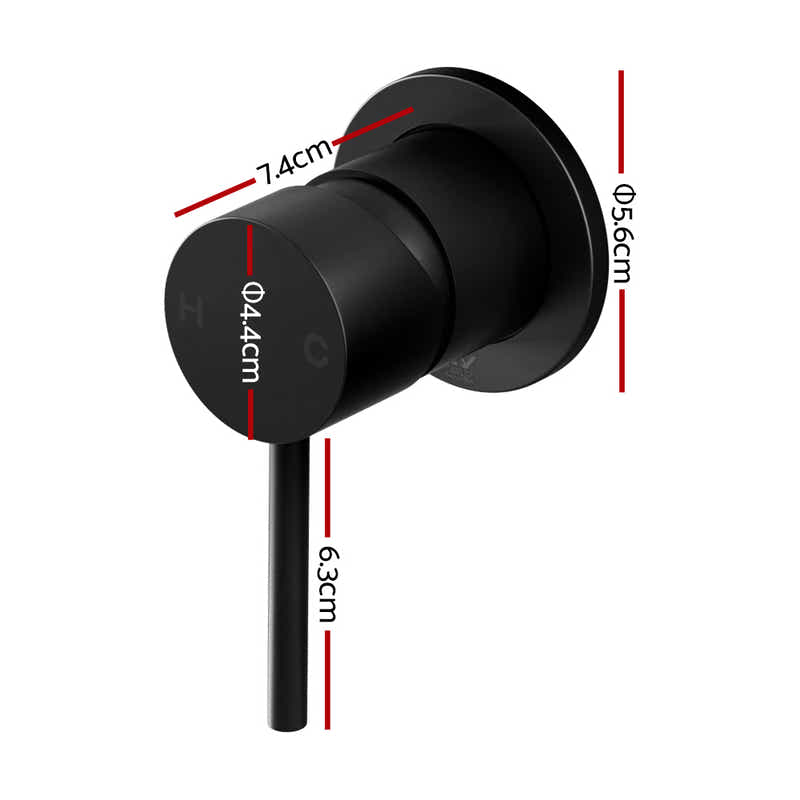 DS NA Cefito Bathroom Mixer Shower Wall Tap Faucet  Sink Bathtub Brass Black