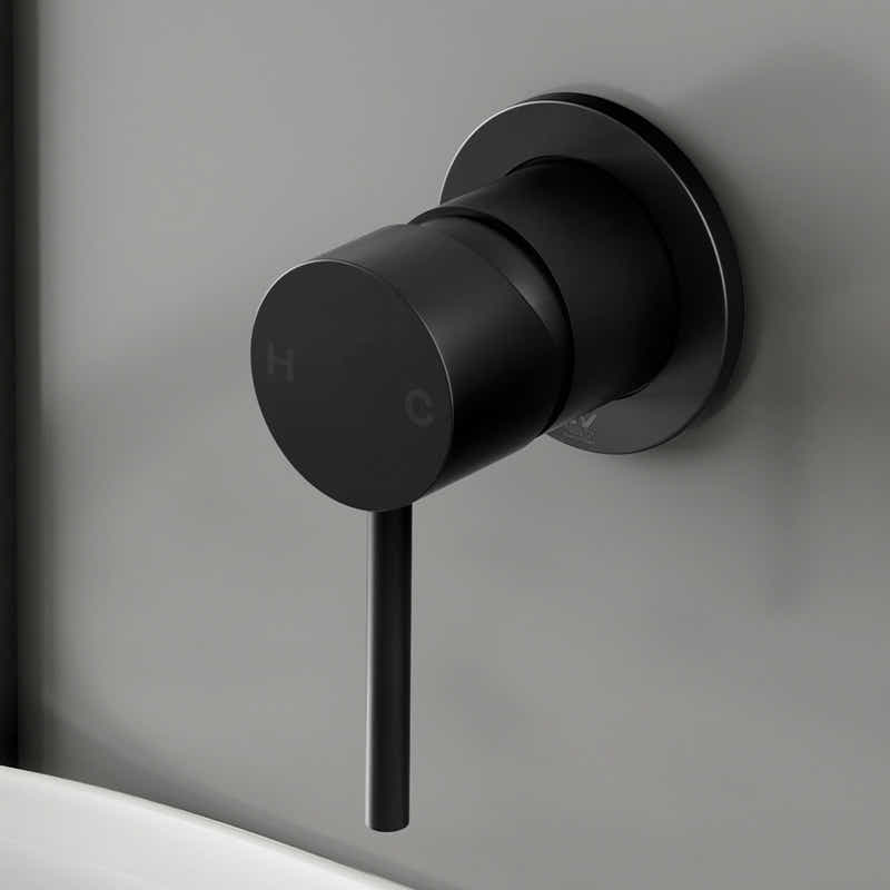 DS NA Cefito Bathroom Mixer Shower Wall Tap Faucet  Sink Bathtub Brass Black