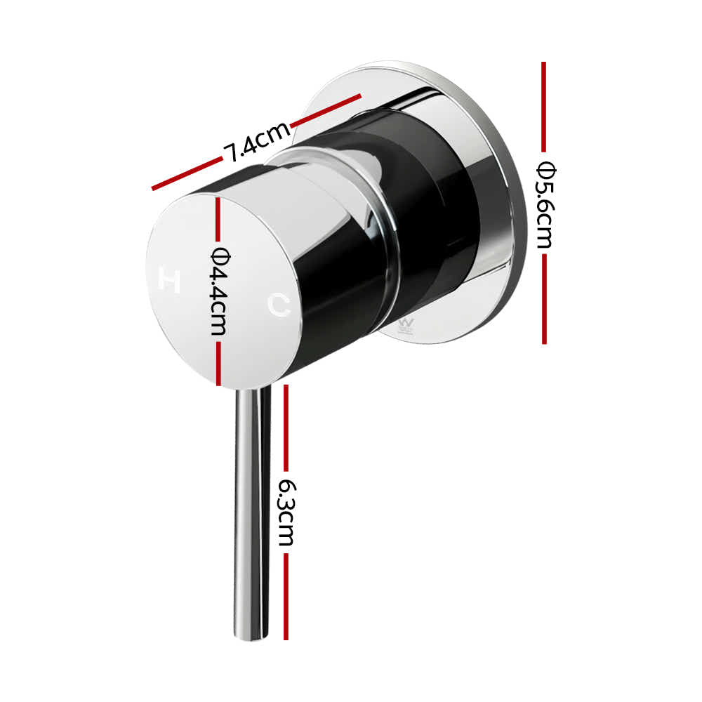 DS NA Cefito Bathroom Mixer Shower Wall Tap Faucet  Sink Bathtub Brass Chrome