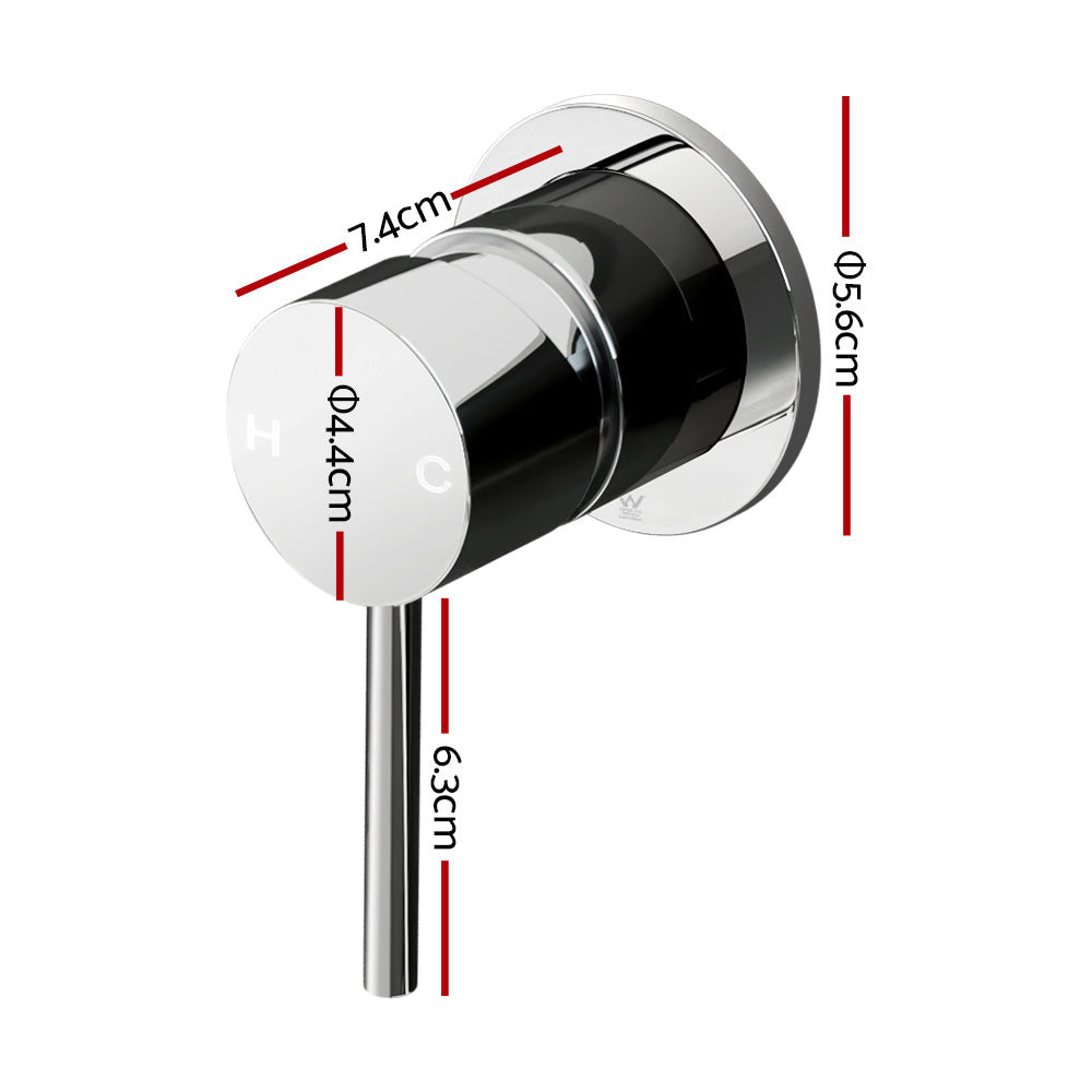 DS NA Cefito Bathroom Mixer Shower Wall Tap Faucet  Sink Bathtub Brass Chrome