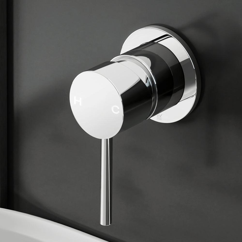 DS NA Cefito Bathroom Mixer Shower Wall Tap Faucet  Sink Bathtub Brass Chrome