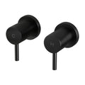 DS NA Cefito Bathroom Tap Shower Twin Tap Faucet Basin Sink Bath Swivel Black