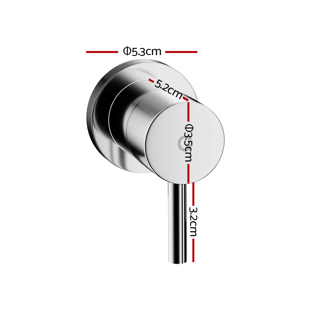 DS NA Cefito Bathroom Tap Shower Twin Tap Faucet Basin Sink Bath Swivel Chrome