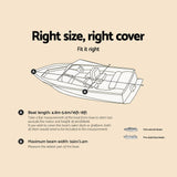 DS NA Seamanship 16-18.5ft Boat Cover Trailerable Marine Grade 600D