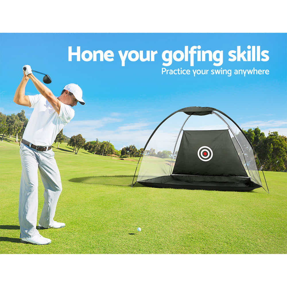 DS NA Golf Practice Net And Training Mat Set Cage Training Aid Hitting Mat