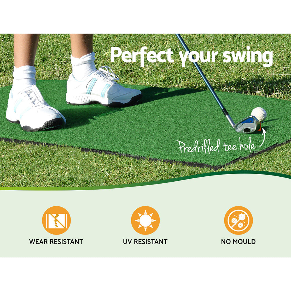 DS NA Golf Practice Net And Training Mat Set Cage Training Aid Hitting Mat