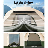 DS NA Weisshorn Family Camping Tent 4 Person Hiking Beach Tents Green