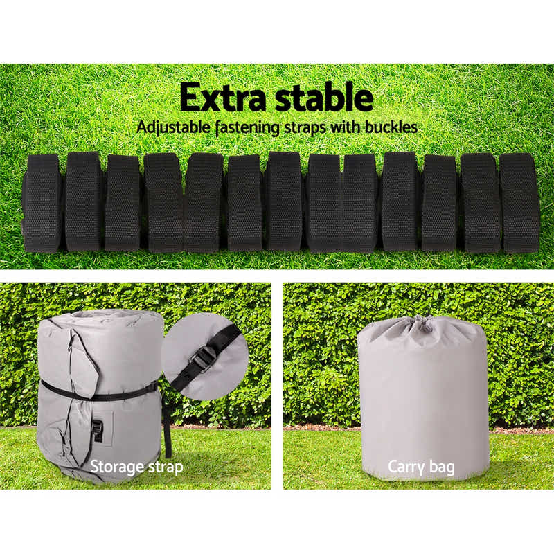 DS NA Seamanship 17-19ft Boat Cover Trailerable Jumbo 600D Marine Heavy Duty