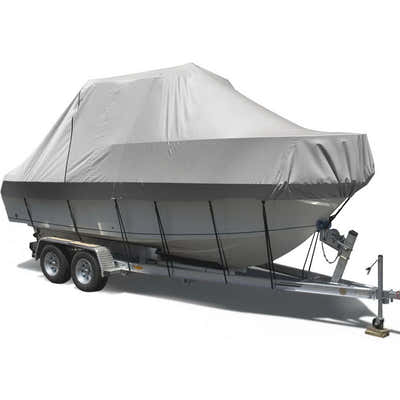 DS NA Seamanship 21-23ft Boat Cover Trailerable Jumbo 600D Marine Heavy Duty