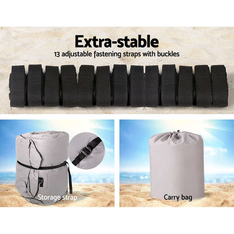 DS NA Seamanship 21-23ft Boat Cover Trailerable Jumbo 600D Marine Heavy Duty