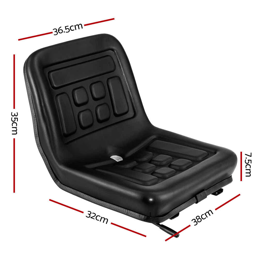 Tractor Seat Forklift Excavator Universal Suspension Backrest Truck Chair