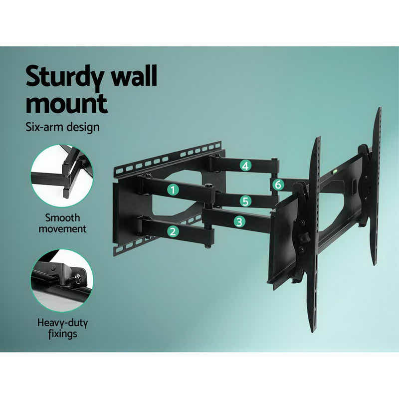 DS NA TV Wall Mount Bracket Tilt Swivel Full Motion Flat Slim TV 32- 80 "