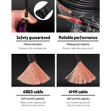 DS NA Twin Core Wire Electrical Automotive Cable 2 Sheath 450V 10M 6B&S