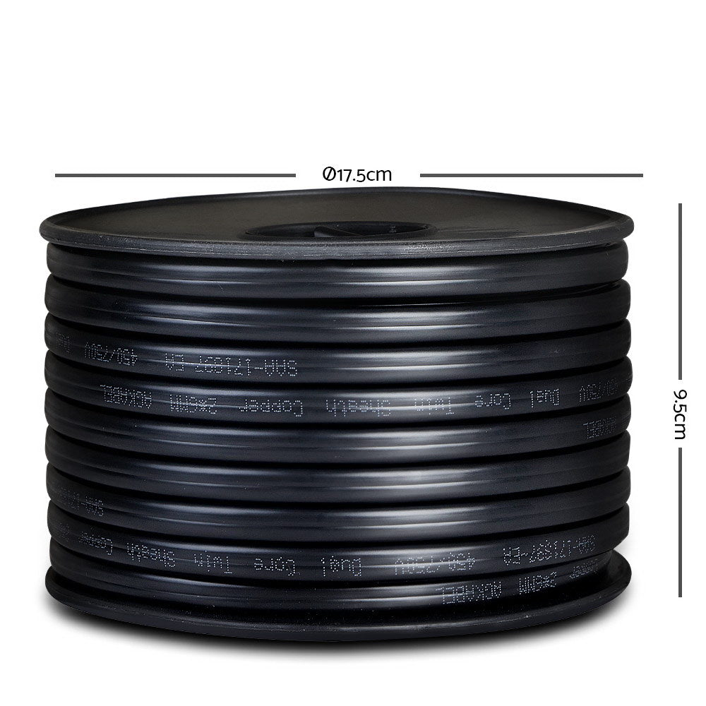 DS NA Twin Core Wire Electrical Automotive Cable 2 Sheath 450V 6MM 30M
