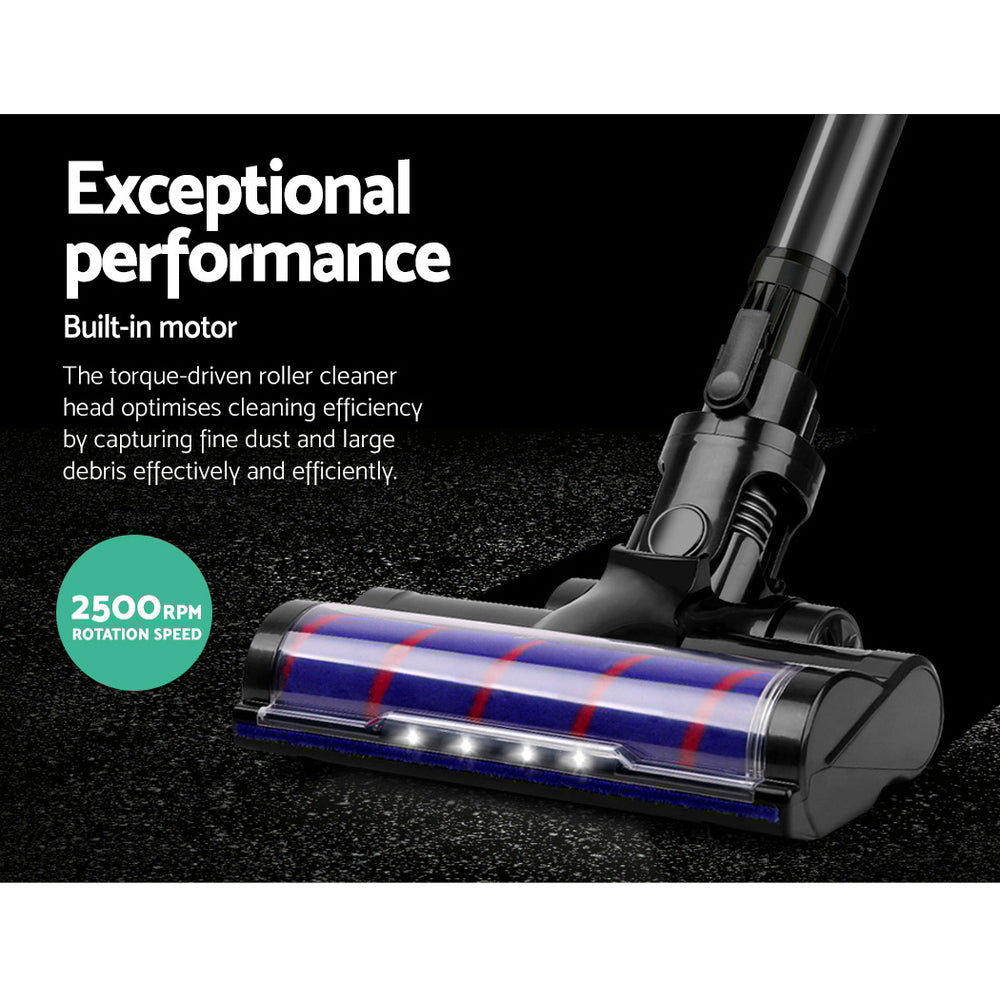DS NA Devanti Cordless Handstick Vacuum Cleaner Head- Black