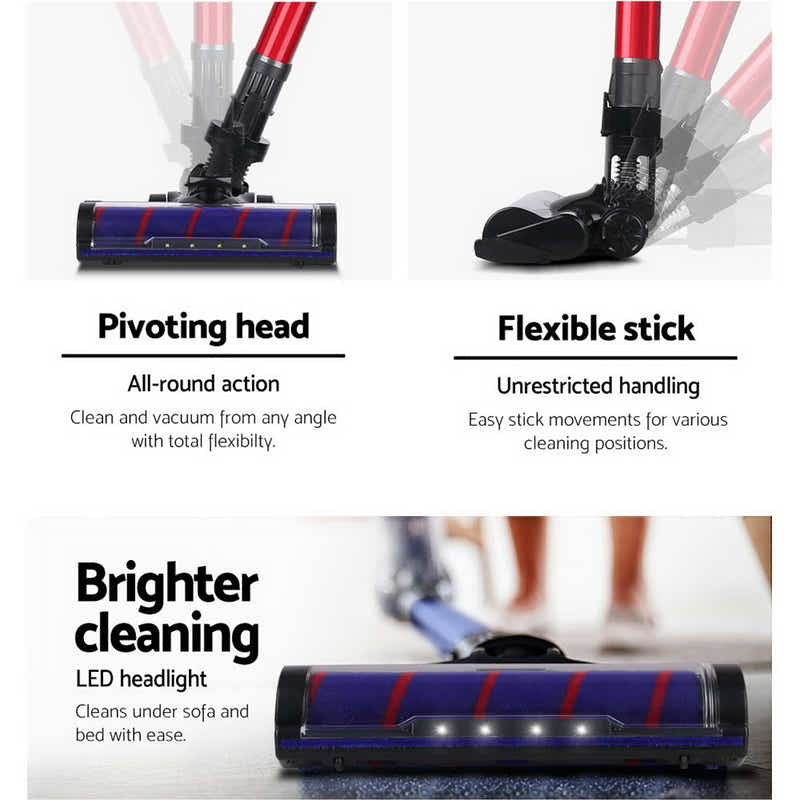 DS NA Devanti Cordless Handstick Vacuum Cleaner Head- Black