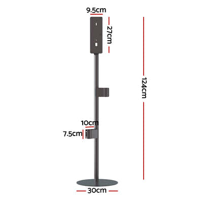 DS NA Freestanding Vacuum Stand Rack For Dyson Cleaner V6 V7 V8 V10 V11 Grey