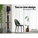 DS NA Freestanding Vacuum Stand Rack For Dyson Cleaner V6 V7 V8 V10 V11 Grey