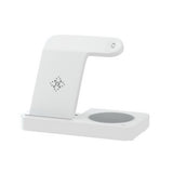 DS NA Devanti 4-in-1 Wireless Charger Dock Fast Charging for Phone White