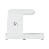 DS NA Devanti 4-in-1 Wireless Charger Dock Fast Charging for Phone White
