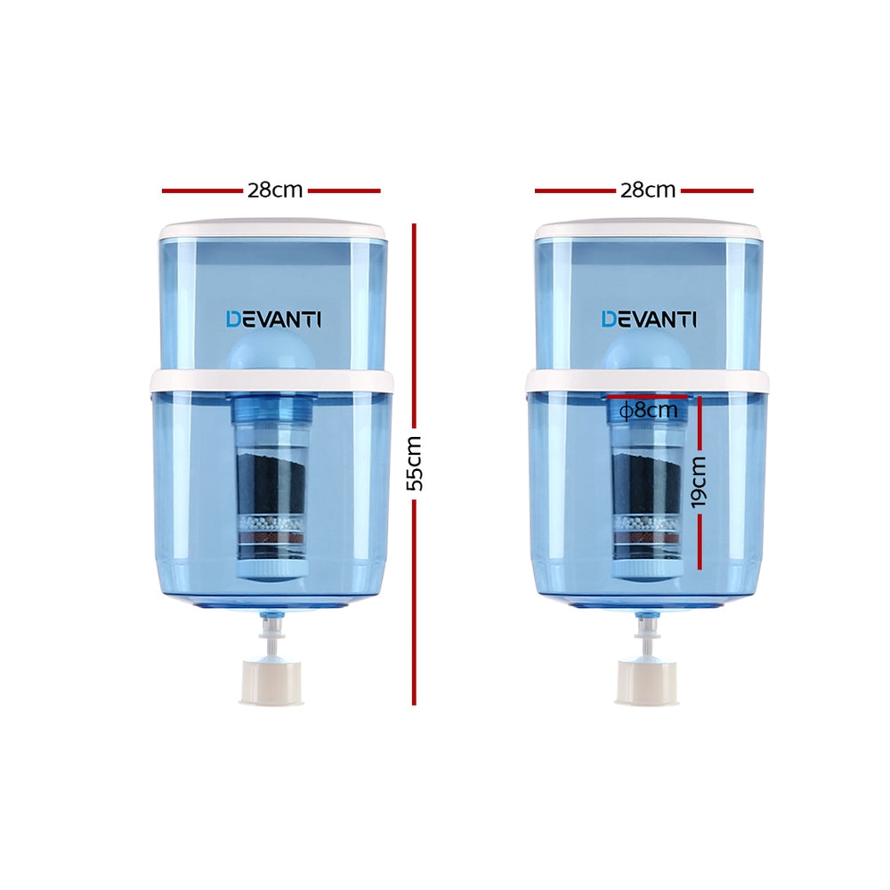 22L Water Cooler Dispenser Purifier Filter Bottle  6 Stage Filtration