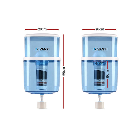 22L Water Cooler Dispenser Purifier Filter Bottle  6 Stage Filtration