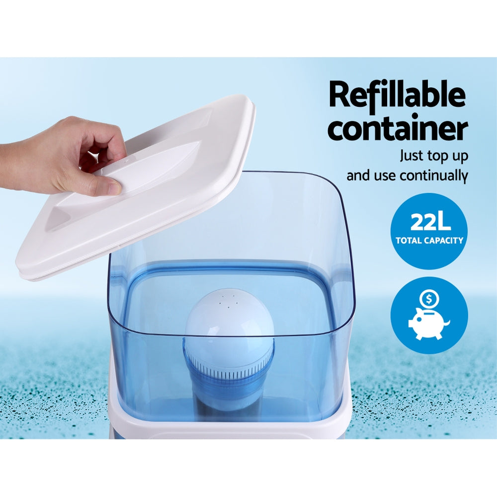 22L Water Cooler Dispenser Purifier Filter Bottle  6 Stage Filtration