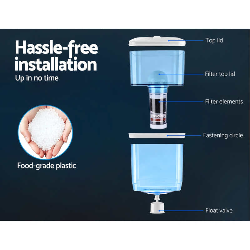 Devanti Water Purifier with 6-Stage Filtration