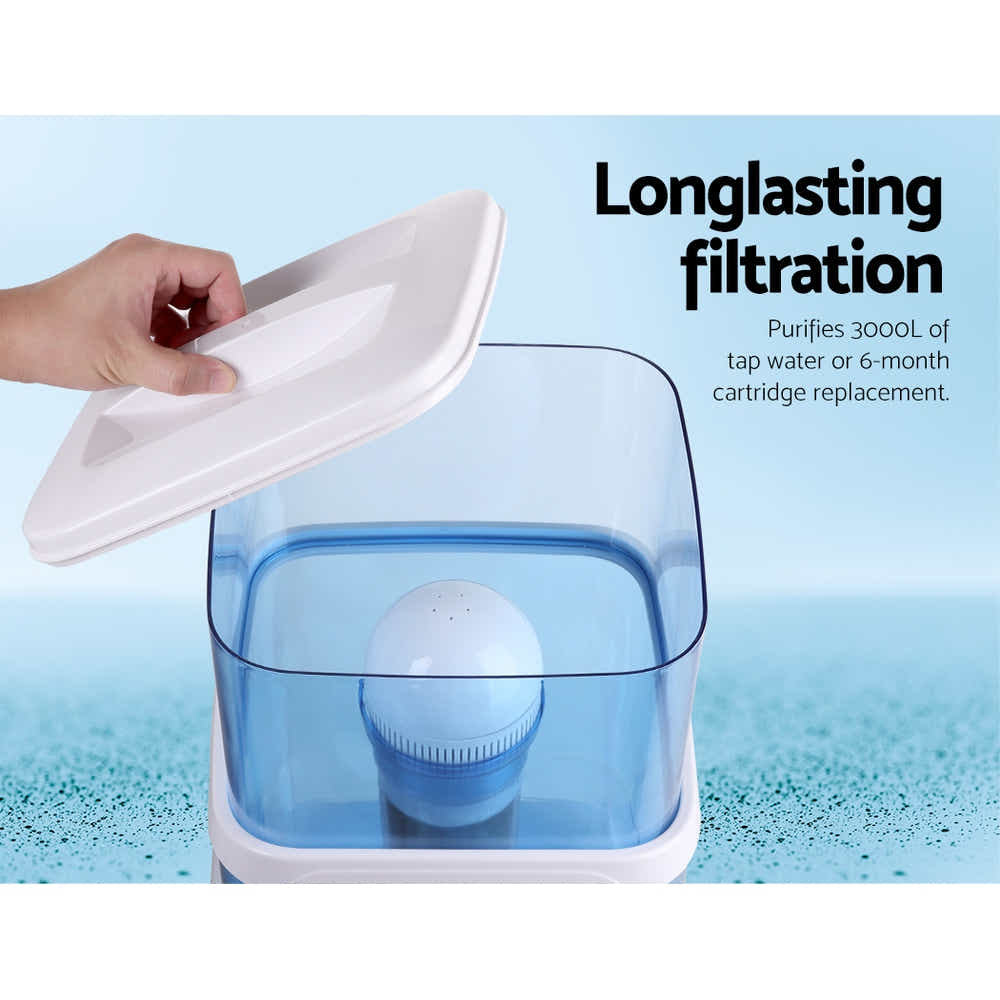 Devanti Water Cooler Dispenser 6-Stage Ceramic Mineral Filter