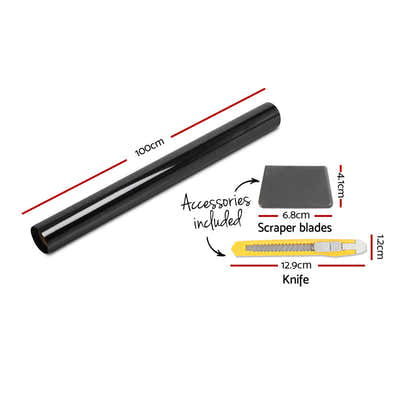 DS NA Window Tint Film Black Commercial Car Auto House Glass 100cm*30m VLT 35%