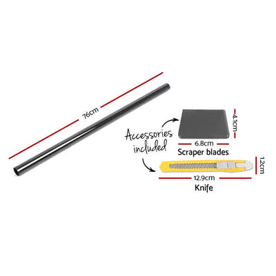 DS NA Giantz Window Tint Film Black  Car Auto House Glass 76cm X 7m VLT 5%