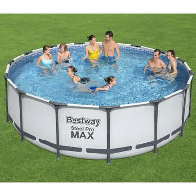 Bestway 15ft Steel Pro Swimming Pool - 457x122 cm