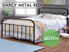 Darcy Bed Frame Queen with Mattress Combo