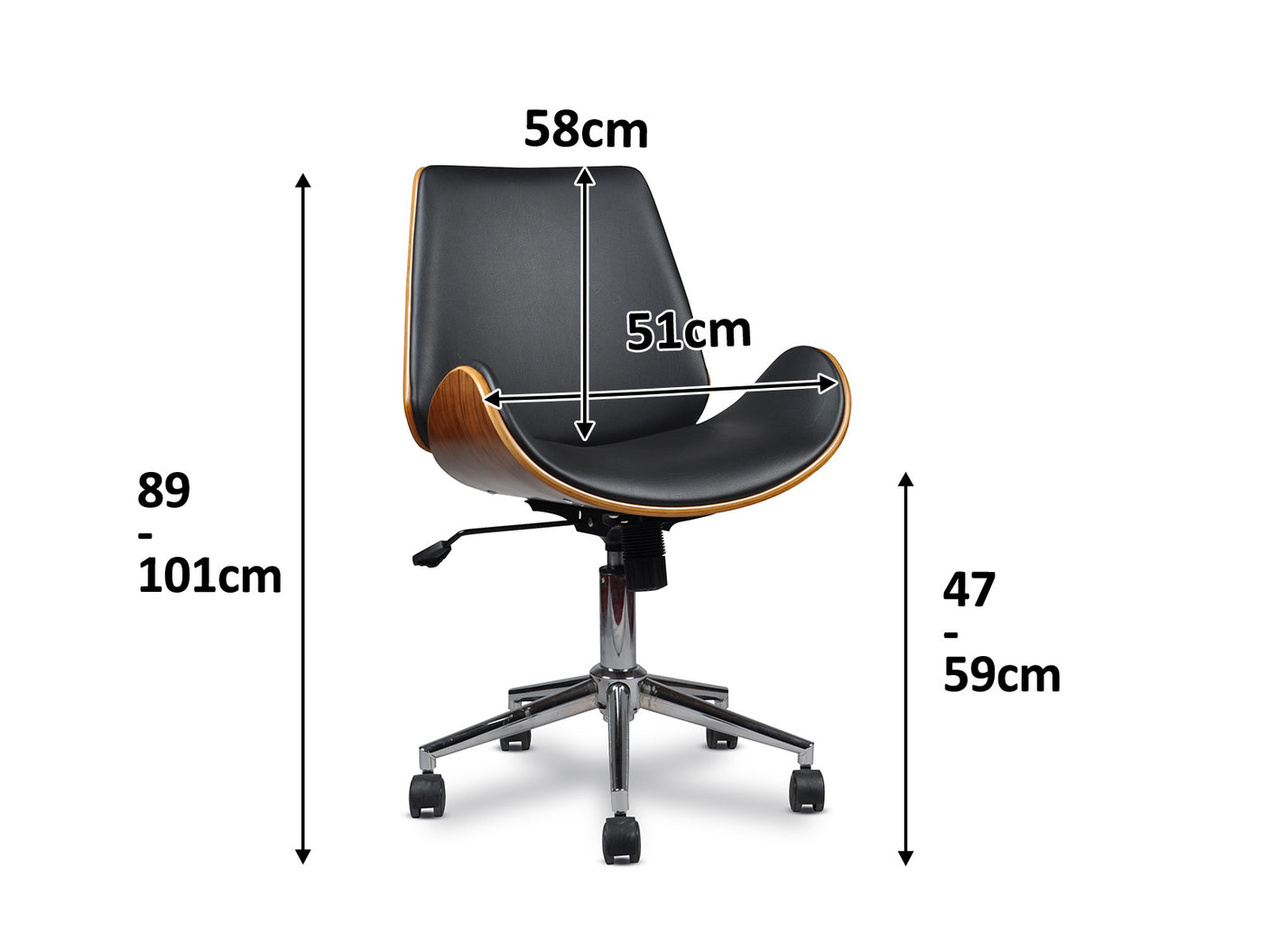 Katrina Study Table + Bentwood Office Chair