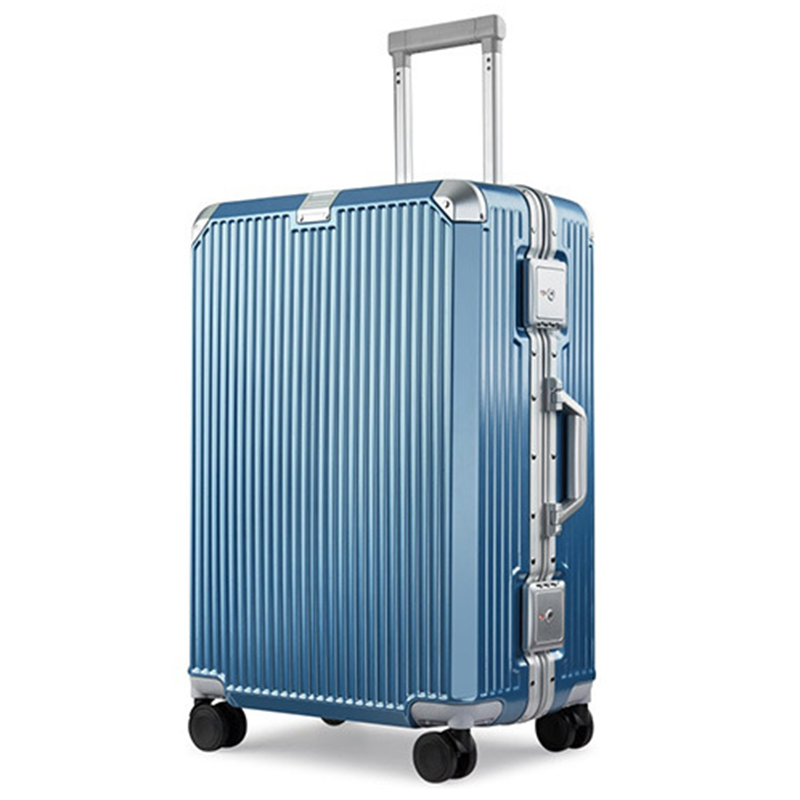 2-piece PC & Aluminum Luggage Set - Ice Blue