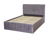 DS Wairoa Fabric Bed Frame Queen With Drawers