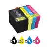 Compatible Ink Cartridges Set For Epson 252XL