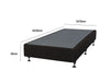 T DS NZ MADE SW King Single bed base black NZ