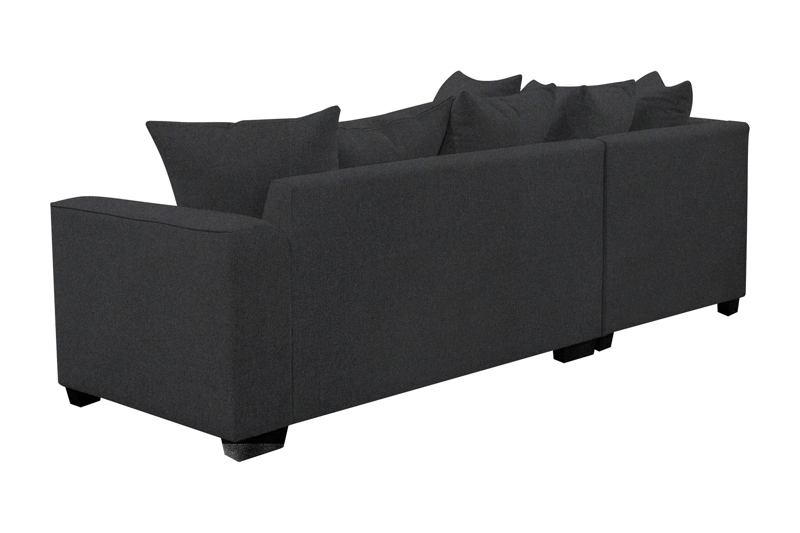 DS NZ made Lavern corner sofa Vish black