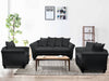 DS NZ Made Chika sofa 3+2+1 Vish black ( Zest )