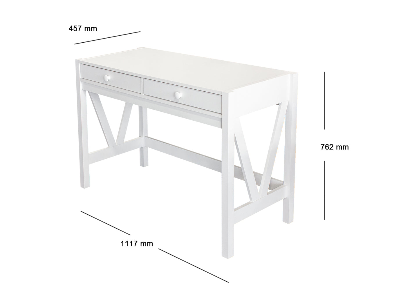Karra V-Side Table / Desk