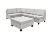 DS NZ made Bhumi corner sofa Comfy silver