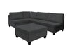 DS NZ made Bhumi corner sofa Vish black