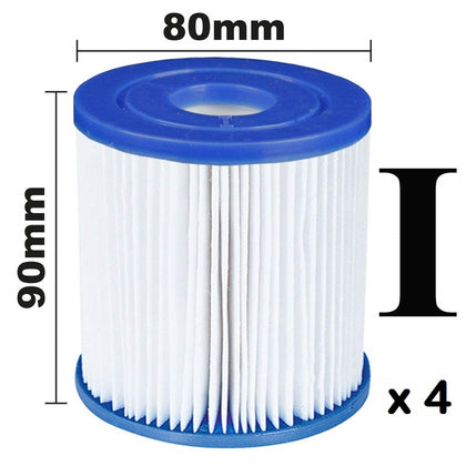 A5 58093 Bestway Pool Filter Cartridge I x 4