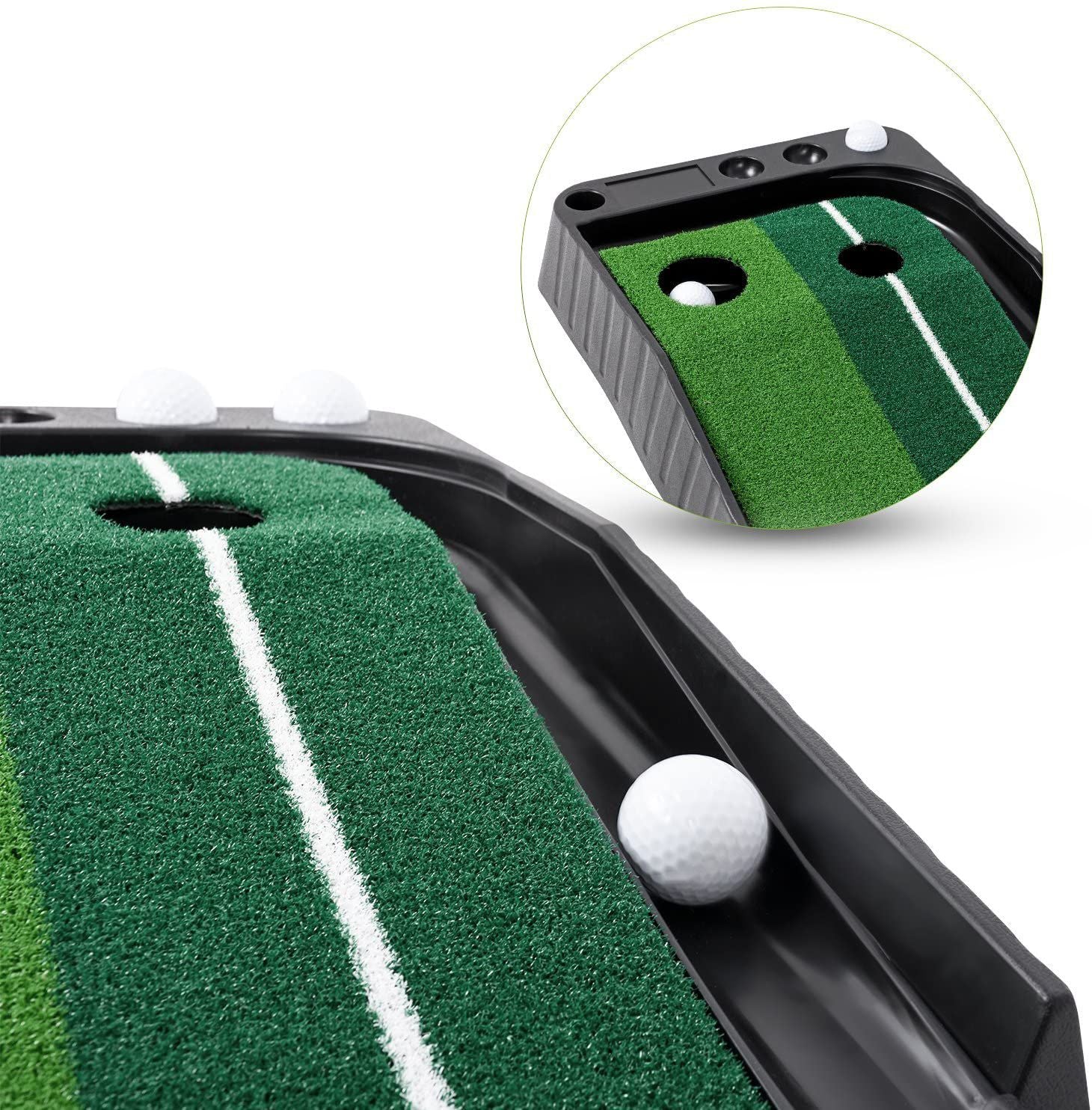 DS BS Indoor Mini Golf Practice Auto Ball Return Training Aid